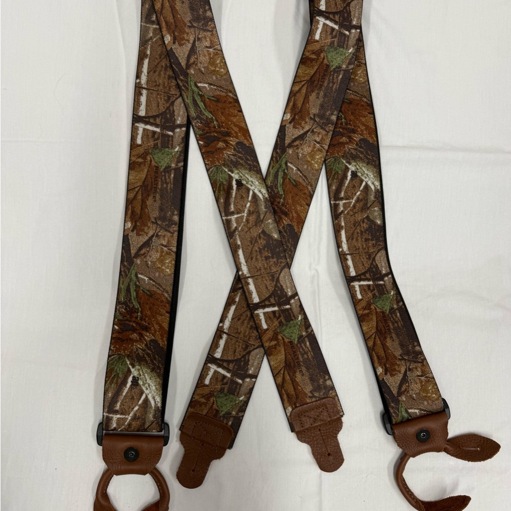 Realtree camo hunting suspenders
